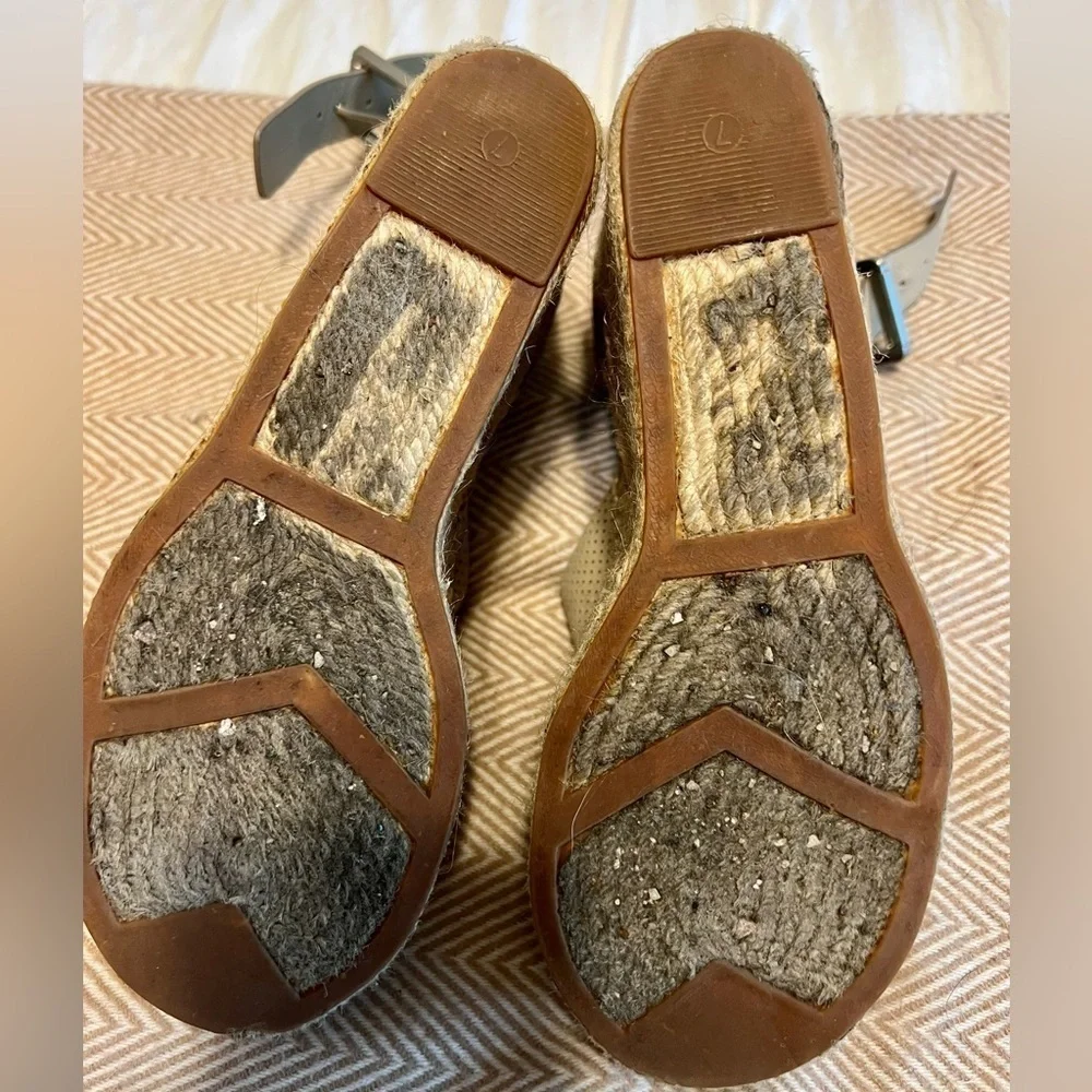 EUC Marc Fisher Women's Adalyn Espadrille Wedge Sandal Size 7